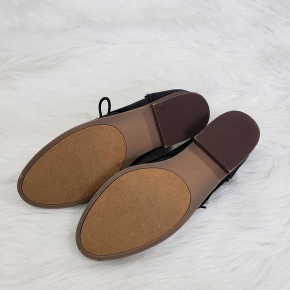 Sugar dramadays black satin oxford shoes woman's size 7 NEW no lid on box - Picture 8 of 9